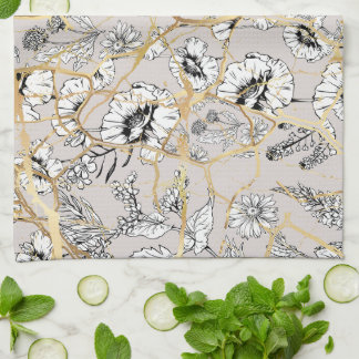 Japanse Kintsugi. Theedoek