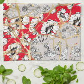 Japanse Kintsugi. Theedoek (Gevouwen)