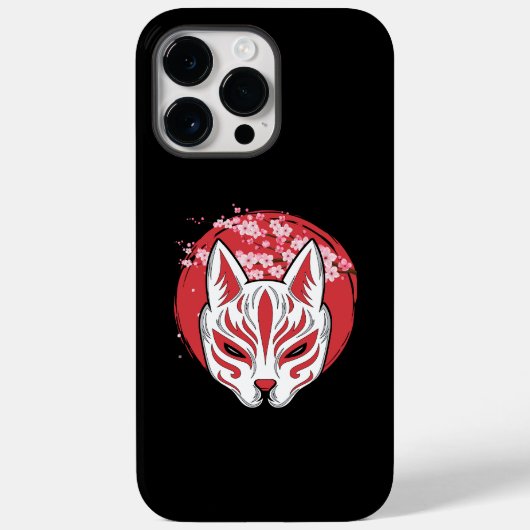 Japanse Kitsune Mask Fox Case-Mate iPhone Case (Achterkant)