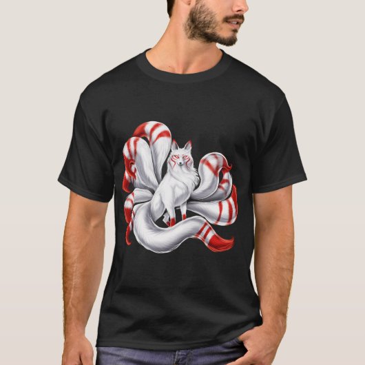 Japanse Kitsune Vos T-shirt (Voorkant)