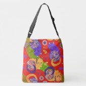 Japanse Kitty Kat Kleurrijke Neko Crossbody Tas (Achterkant)