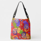 Japanse Kitty Kat Kleurrijke Neko Crossbody Tas (Voorkant)