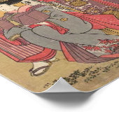 Japanse klassieke geisha-dameskunst poster (Hoek)