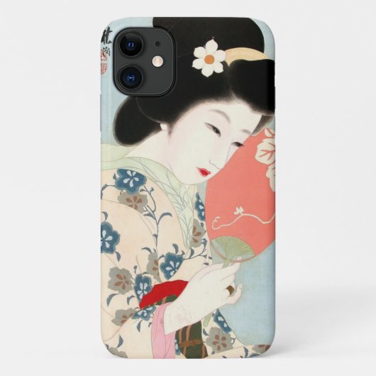 Japanse klassieke Geisha Lady Art Case-Mate iPhone Case (Achterkant)