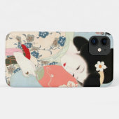 Japanse klassieke Geisha Lady Art Case-Mate iPhone Case (Achterkant (horizontaal))