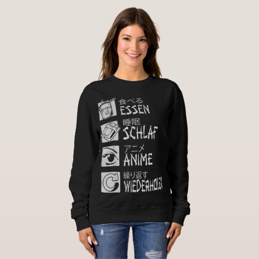 Japanse kleding Japans voor vrouwen Trui (Voorkant volledig)