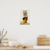 Japanse koeienvis poster (Keuken)