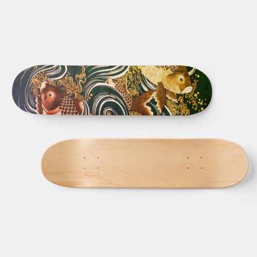  Japanse Koi Carp Art Persoonlijk Skateboard (Horizontaal)