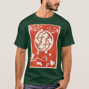 Japanse Koi Carp Nishikigoi Fish Cherry Blossom T-shirt