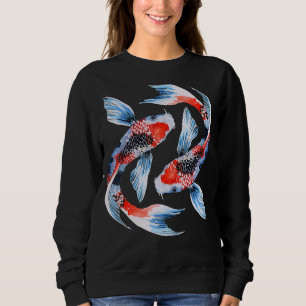 Japanse Koi Carp Nishikigoi Fish Cherry Blossom Trui