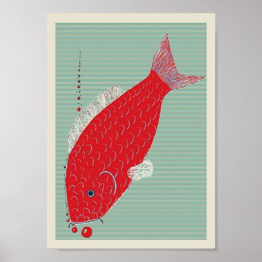 Japanse Koi Carp Poster (Voorkant)