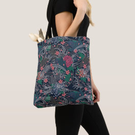 Japanse Koi en Chrysanthema Tote Bag