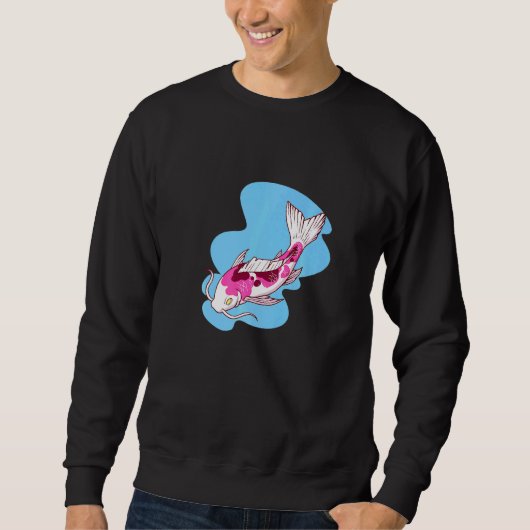 Japanse Koi Fish 123456 Trui (Voorkant)