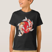 Japanse Koi Fish Art Aquacultuur T-shirt (Voorkant)