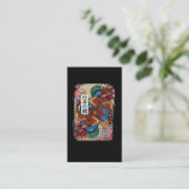 Japanse Koi Fish Art Aquacultuur Visitekaartje (Staand voorkant)