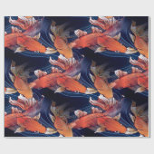 Japanse Koi Fish Cadeaupapier (Vlak)