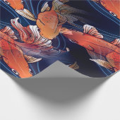 Japanse Koi Fish Cadeaupapier (Hoek)