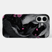Japanse Koi Fish Donkere modus Case-Mate iPhone Case (Achterkant (horizontaal))