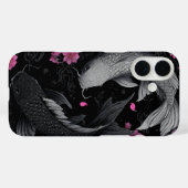 Japanse Koi Fish Donkere modus Case-Mate iPhone Case (Achterkant (horizontaal))