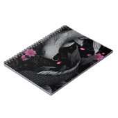 Japanse Koi Fish Donkere modus Notitieboek (Linkerzijde)