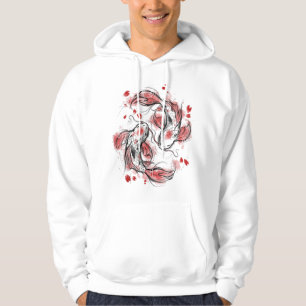 Japanse Koi Fish I Koi Carp Pond Japan Tattoo Hoodie