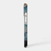 Japanse Koi Fish Moonlit Leap kunstwerk iPhone 16 Hoesje (Linkerkant)