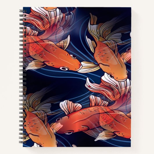 Japanse Koi Fish Notitieboek (Voorkant)