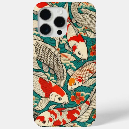  Japanse Koi Fish Pattern Painting Case-Mate iPhone Case (Achterkant)