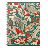  Japanse Koi Fish Pattern Painting Notitieboek (Voorkant)