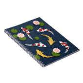 Japanse Koi Fish Pond 2 Notitieboek (Rechterzijde)