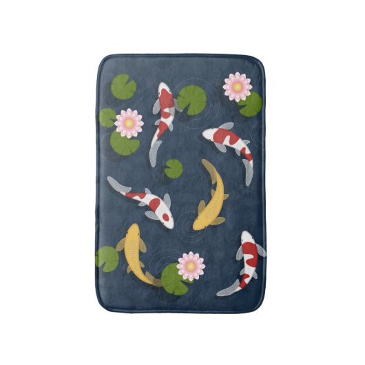 Japanse Koi Fish Pond Badmat (Voorkant Verticaal)