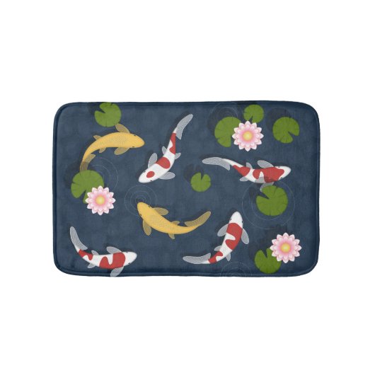 Japanse Koi Fish Pond Badmat (Voorkant)