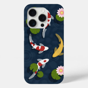 Japanse Koi Fish Pond iPhone 15 Pro Case