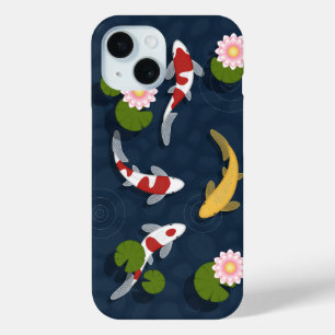 Japanse Koi Fish Pond iPhone 15 Case