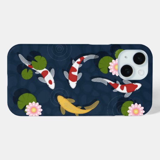 Japanse Koi Fish Pond Case-Mate iPhone Case (Achterkant (horizontaal))