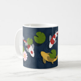 Japanse Koi Fish Pond Coffee-Mok Koffiemok