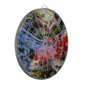 Japanse Koi Fish Pond Dartbord (Voorkant Links)