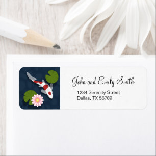 Japanse Koi Fish Pond Etiket