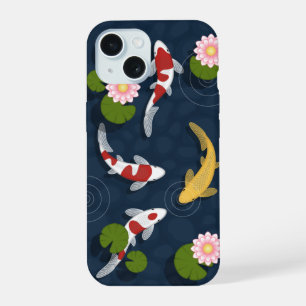 Japanse Koi Fish Pond iPhone 15 Case