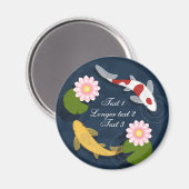 Japanse Koi Fish Pond Magneet (Voorkant / Achterkant)