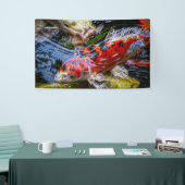 Japanse Koi Fish Pond Spandoek (Beurs)