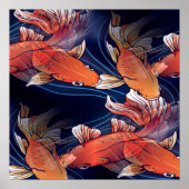 Japanse Koi Fish Poster (Voorkant)