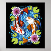Japanse Koi Fish Poster (Voorkant)