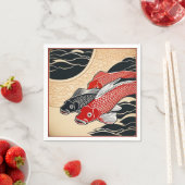  Japanse Koi Fish Servet (Insitu)