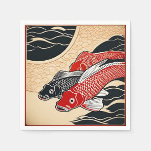  Japanse Koi Fish Servet