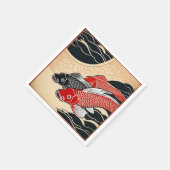  Japanse Koi Fish Servet (Hoek)