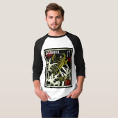 Japanse Koi Fish Tattoo Flash SUSHI T-shirt (Voorkant volledig)