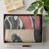  Japanse Koi Fish Tissuepapier (Geschenk)