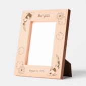 Japanse Koi Fish Water Lily 5x7 Gegraveerde Lijstjes (Links)