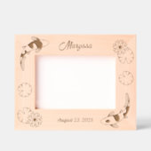 Japanse Koi Fish Water Lily 7x5 Gegraveerde Lijstjes (Voorkant)